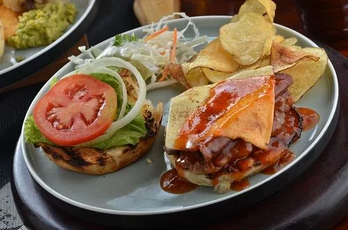 Grilled Chicken Cheese Burger